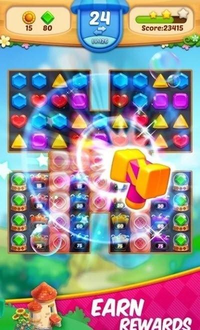 珠宝农场三消手机版(jewelryfarm)下载,珠宝农场三消,消除游戏,闯关游戏